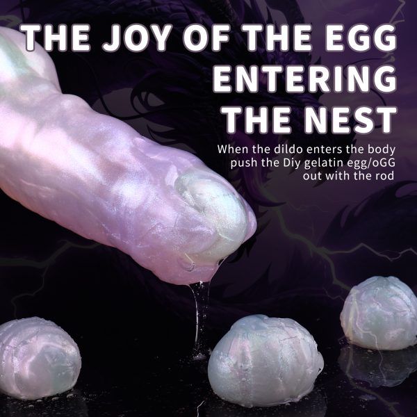 DIY Gelatin Egg Body Melting Fun Ovipositor Minority Sex Addiction Props  Backyard Masturbation Egg-laying Toys